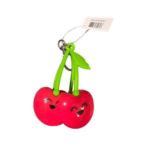Bath & Body Works Other - Bath & Body Works Smiling Cherries Pocketbac Holder Keychain NEW